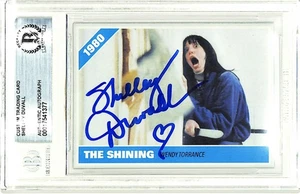 SHELLEY DUVALL Signed Auto "The Shining" Custom Trading Card Beckett BAS Slabbed - Picture 1 of 3