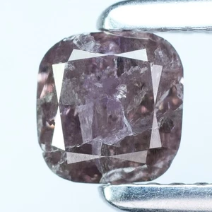 Cojín I-3 de 1,02 quilates raro 100 % natural sin tratamiento elegante diamante púrpura profundo - Imagen 1 de 8