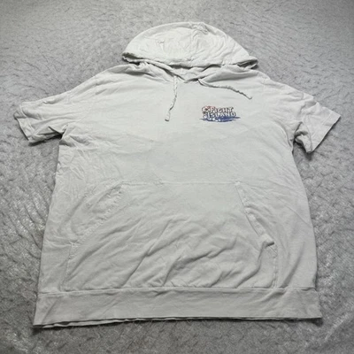 UFC Fight Island Hooded T Shirt White Short Sleeve Mens Size Large L - Image 1 of 4