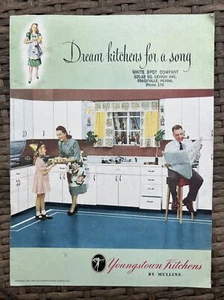 Vintage 1948 Youngstown Dream Kitchens By Mullins Color Illustrated Booklet - Picture 1 of 8
