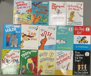 14 VINTAGE HARD COVER BRIGHT & EARLY BOOKS LeSieg Eastman Perkins - Picture 1 of 2