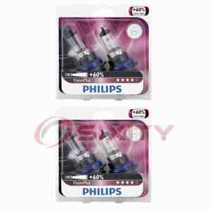 2 pc Philips High Low Beam Headlight Bulbs for Buick Electra Roadmaster rp