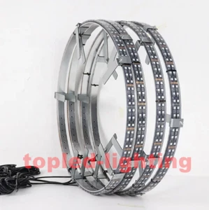 Double Row Adjustable LED Wheel Ring Rim Light Chasing For 17-26in Rims For Cars - Bild 1 von 12
