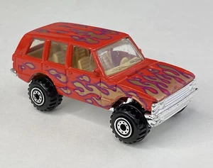 Vintage 1995 Hot Wheels Range Rover Flamethrower Series 3/4 Red Malaysia #386 - Picture 1 of 10