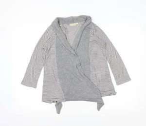 Pins & Needles Womens Grey V-Neck Polyester Blend Wrap Jumper Size S - Picture 1 of 12