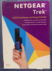 New NETGEAR Trek PR2000 N300 Travel Router and Range Extender USB 2.4ghz - Picture 1 of 1