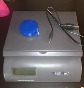WeighMax w82275b/k escala postal de correo 75 1b x 0,2 oz con enchufe o batería - Imagen 1 de 7