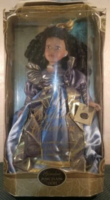 Vintage Collectible Memories Genuine Porcelain African American Doll By Kmart - Image 1 of 4