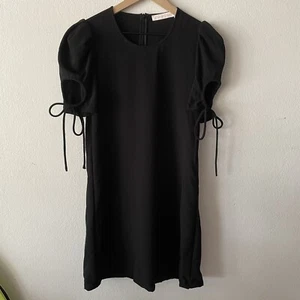 SEE BY CHLOÉ schwarzes Minikleid mit Rüschen und Puffärmeln Größe 6 - Bild 1 von 7