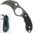 Dark Prey Tactcal Military Camping Fixed Blade Boot  Knife + Free Sheath & Chain