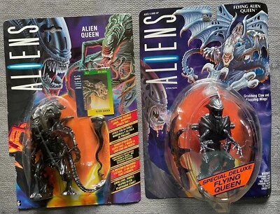 ALIENS Queen Alien 2 Different Versions One Foreign Kenner 1992 MOC - Image 1 of 4