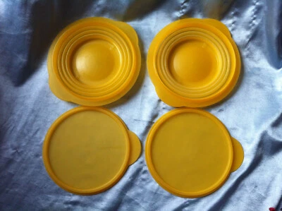 Tupperware B36 Mini-Max Minimax ciotola pieghevole ciotola 700 pieghevole elastica nuova arancione - Immagine 1 di 4