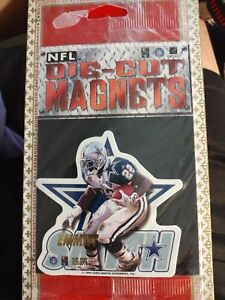 EMMITT SMITH Dallas Cowboys Vintage 1996 NFL Football Die-Cut Fridge Magnet 