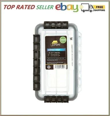 Plano Fishing 3400 Series Waterproof,Resistant to Wear &Tear Stowaway Tackle Box