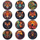 Trillionn 12 Pack Felt Cup Coasters For Drink, Absorbent Coasters For Animal