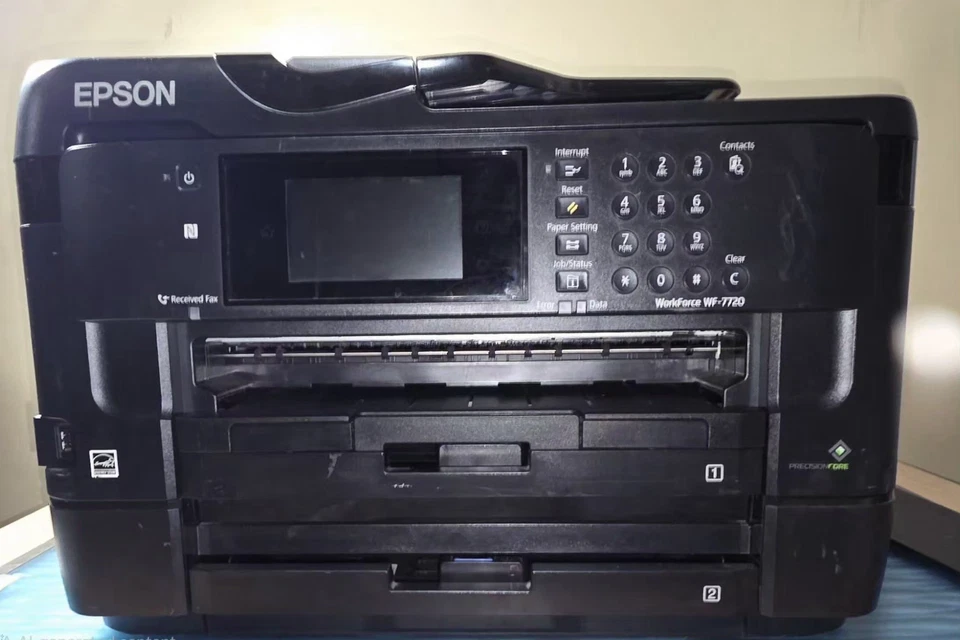 Impresora de inyección de tinta todo en uno Epson Workforce WF-7720 con CD Foto 1 de 4