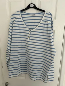 DAMART STRIPED TOP PLUS SIZE 22/24 BNWOT - Picture 1 of 3