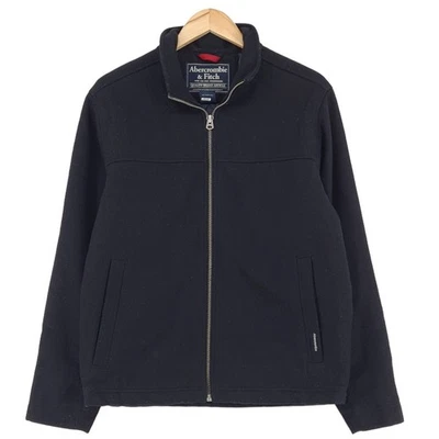 Abercrombie & Fitch Wool Jacket Breathable Casual Blue Mens Gp7 Size S Small - Image 1 of 4