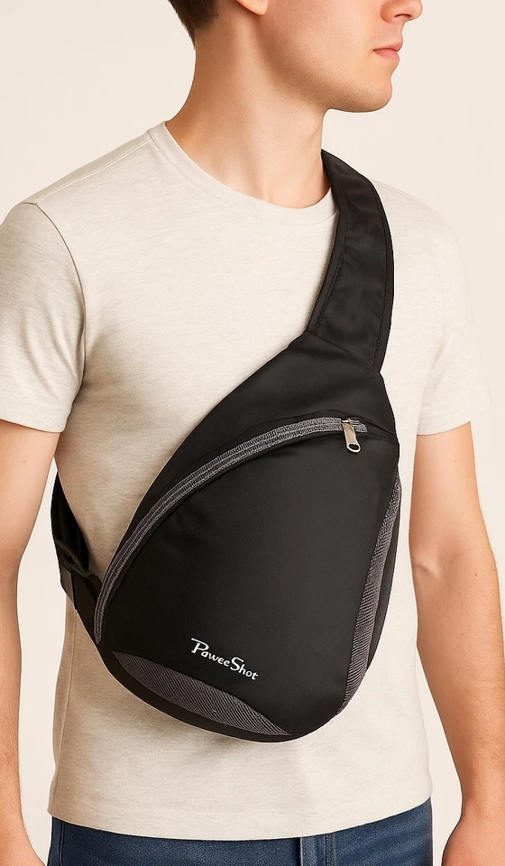 Mochila Bandolera Canon PowerShot Negra Bolso para Cámara Viaje Ligero Foto 1 de 4