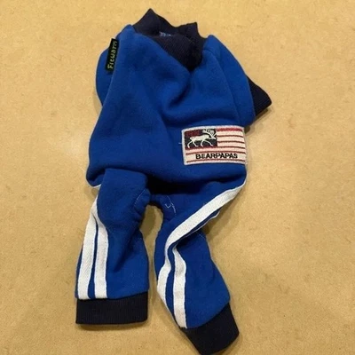 Fitwarm Dog Clothes Sweatsuit Outfit Size X Small Royal Blue Jogger — 第 1/4 张图片