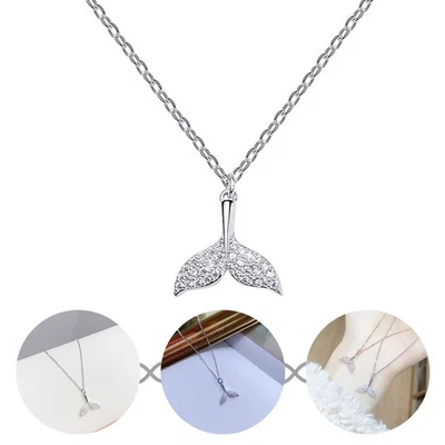  Meerjungfrau Halskette Meerjungfrauen-halskette Halsketten Anhänger - Bild 1 von 4