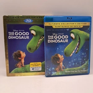 The Good Dinosaur (Blu-ray + Blu-ray 3D + DVD, 2015) w/ Lenticular Slipcover - Picture 1 of 14