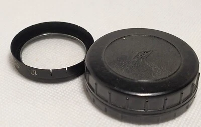 Macro attachment +1 D36 fo Collapsible lens I-22 etc   IZUM original case #2 - Image 1 of 2