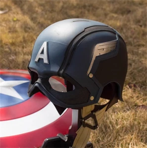 Cattoys 1:1 Avengers Captain America Helm tragbare Maske Cosplay Requisite Geschenk - Bild 1 von 8