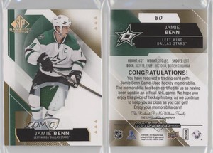 2015-16 SP Game-Used Spectrum Gold Prime Jersey /49 Jamie Benn #80