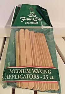 100 Fantasia Eyebrow Waxing Applicator Sticks / 25 per Bag Waxing Hair Remover - Picture 1 of 2