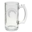 Pomeranian Dog Breed Pride Hand Etched Mug 16 ounce Beer Stein Glass Cup