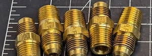 (5) 4-4 FTX-B Parker JIC 37° Flare Tube x 1/4" MNPT Fittings [B8Y1] #3 - Picture 1 of 5