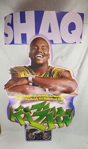 PÓSTER DE PELÍCULA KAZZAM 3D DOBLE CARA PANTALLA DE CINE SHAQ 1996 AÑOS 90 - Imagen 1 de 15