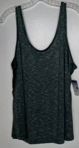 "Xersion mezcla poliéster ajuste suelto ""Verde bálsamo"" tanque salón talla XL - Imagen 1 de 5