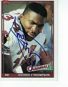 ANTHONY THOMPSON 1991 TOPPS #517 - ARIZONA CARDINALS - Imagen 1 de 1