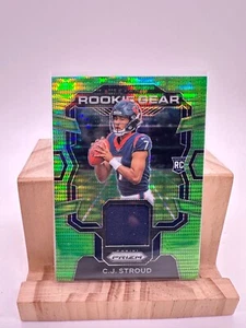 Panini Prizm C.J. 2023 Parche Stroud Rookie Gear Verde Pulsar Texans - Imagen 1 de 6