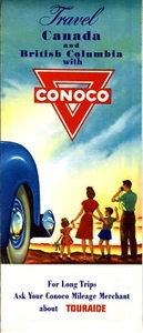 1948 Conoco Road Map: Canada and British Columbia NOS - Picture 1 of 1