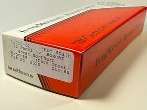 HO Scale 12 Panel 40' Boxcar Kit Great Northern #2525 - Picture 1 of 4