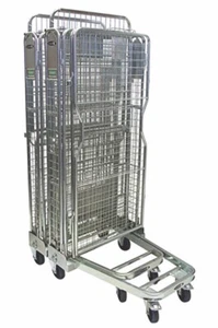 Heavy Duty 4 sided Roll Cage Warehouse Trolley Cage with Door “ Large Stock “ - Picture 1 of 4