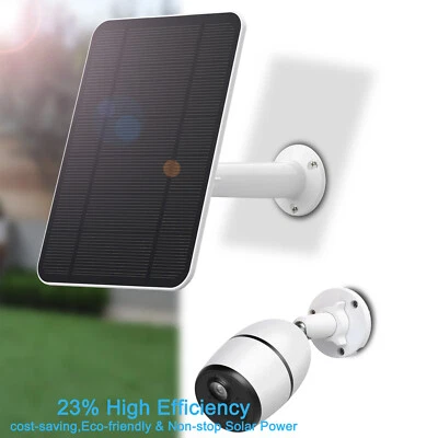 4w Solar Panel for Reolink Battery Cameras Argus 2/ Pro/ Go/ Go PT/ PT/ 3/ 3 Pro - image 1 of 4