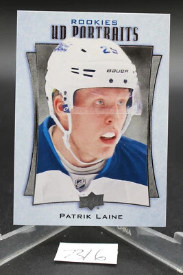 2016-17 Patrik Laine Upper Deck Series 2 UD Portraits Rookie RC #P-61 - Image 1 of 2