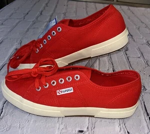 Classic Superga Cotu Sneakers 2750 Canvas Shoes Women's 9.5 Unisex Lace Men's 8 - Picture 1 of 8