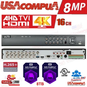 LTS LTD8516K-ST 16CH DVR bis zu 8MP TVI & AHD Analog CVI 2CH 8MP IP 5in1 4K-UHD - Bild 1 von 10