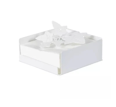 Arti e Mestieri - Portatovaglioli di design Edera Bianco marmo - Immagine 1 di 2