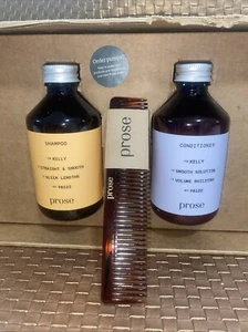 Prose Custom Shampoo & Conditioner For Kelly 8.5 oz Eachw/ Pumps & Hair Comb. - Picture 1 of 5