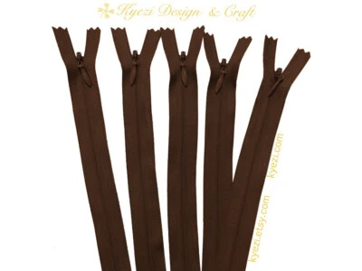 5 15 pcs Invisible Zippers - 9", 12", 14", 16", 18", 22" inch zipper, #3  - Image 1 of 4