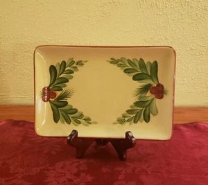 Southern Living at Home Appetizer Plate / Tray Gail Pittman Christmas Memories - Picture 1 of 5