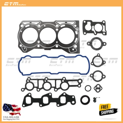 Head Gasket Set For 89-00 Geo Chevrolet Metro Pontiac Firefly 1.0L SOHC G10 - Image 1 of 4