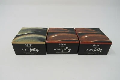 NYX Professional Makeup A Bit Jelly Gel Illuminator 3 Pack - 2 Bronze 1 Luminous - Image 1 of 2