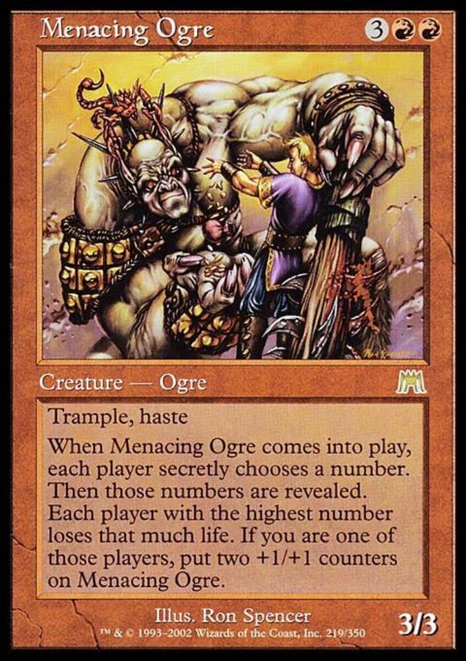 OGRE MINACCIOSO - MENACING OGRE Assalto ONS MAGIC - Immagine 1 di 1